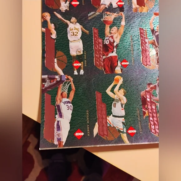 1996 Collectors Edge Rookie Rage Uncut Sheet! - Picture 8 of 12